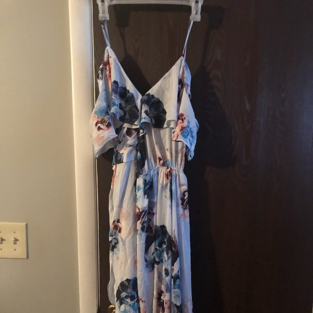 Beautiful hi low Jennifer Lopez dress